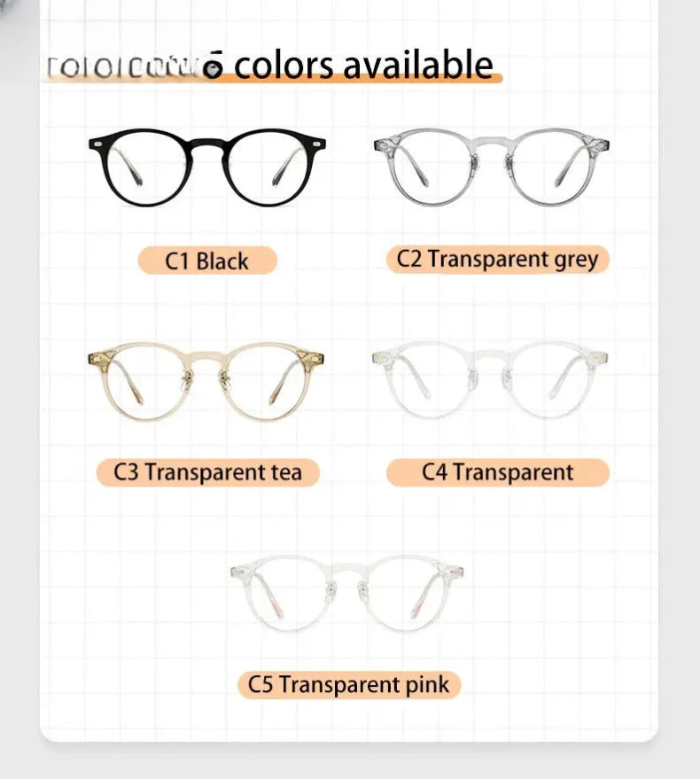 Women's Round Full Rim Acetate Reading Glasses 98321 — view 12 | Rx Spectacle