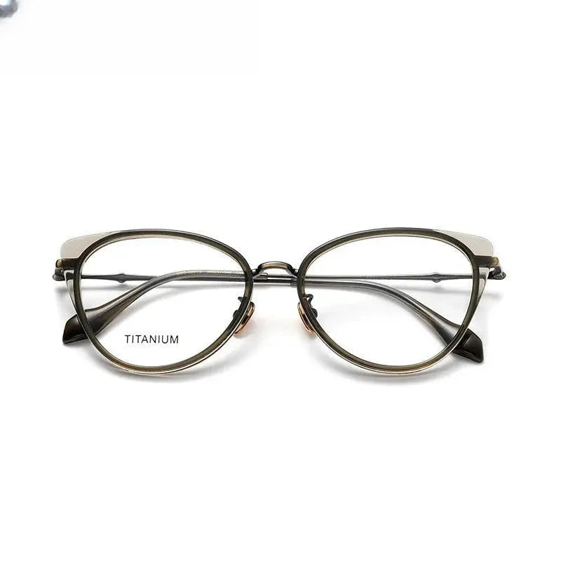 Women's Cat Eye Full Rim Acetate Prescription Glasses 66024 — view 6 | Rx Spectacle