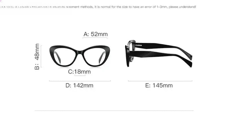 Women's Cat Eye Full Rim TR90 Reading Glasses 2165 — view 13 | Rx Spectacle
