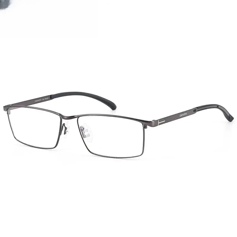 Men's Browline Full Rim Alloy Prescription Glasses 29318 — view 8 | Rx Spectacle