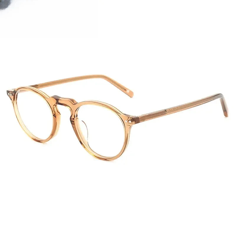 Women's Round Full Rim Acetate Prescription Glasses 667924 — view 8 | Rx Spectacle
