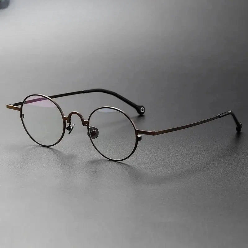 Unisex Round Full Rim Prescription Glasses 369080 — view 7 | Rx Spectacle