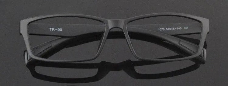Unisex Square Full Rim Titanium Sports Glasses 4666 — view 9 | Rx Spectacle