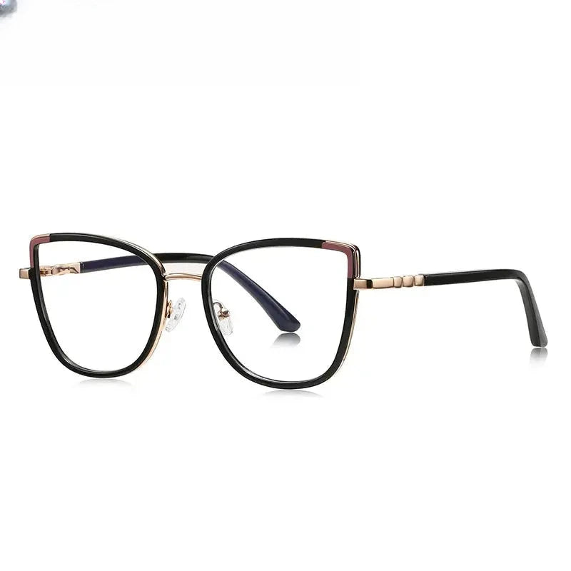 Women's Cat Eye Full Rim TR90 Prescription Glasses 613131 — view 8 | Rx Spectacle