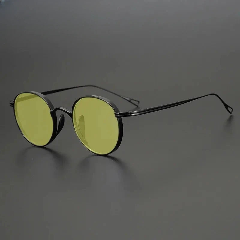 Unisex Oval Full Rim Titanium Prescription Glasses 131524 — view 27 | Rx Spectacle