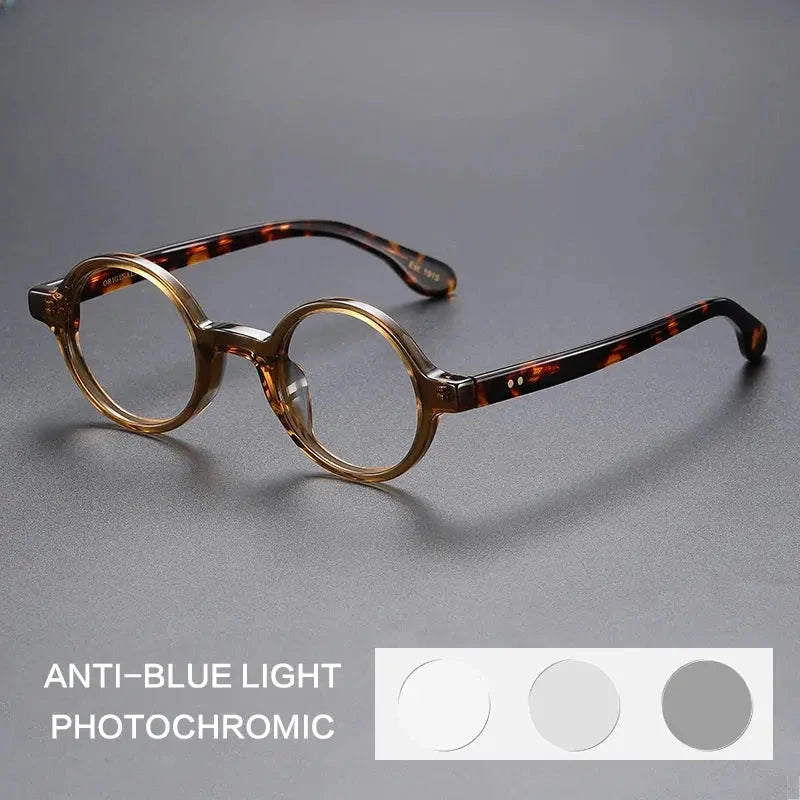 Women's Round Full Rim Acetate Reading Glasses G56002 — view 6 | Rx Spectacle