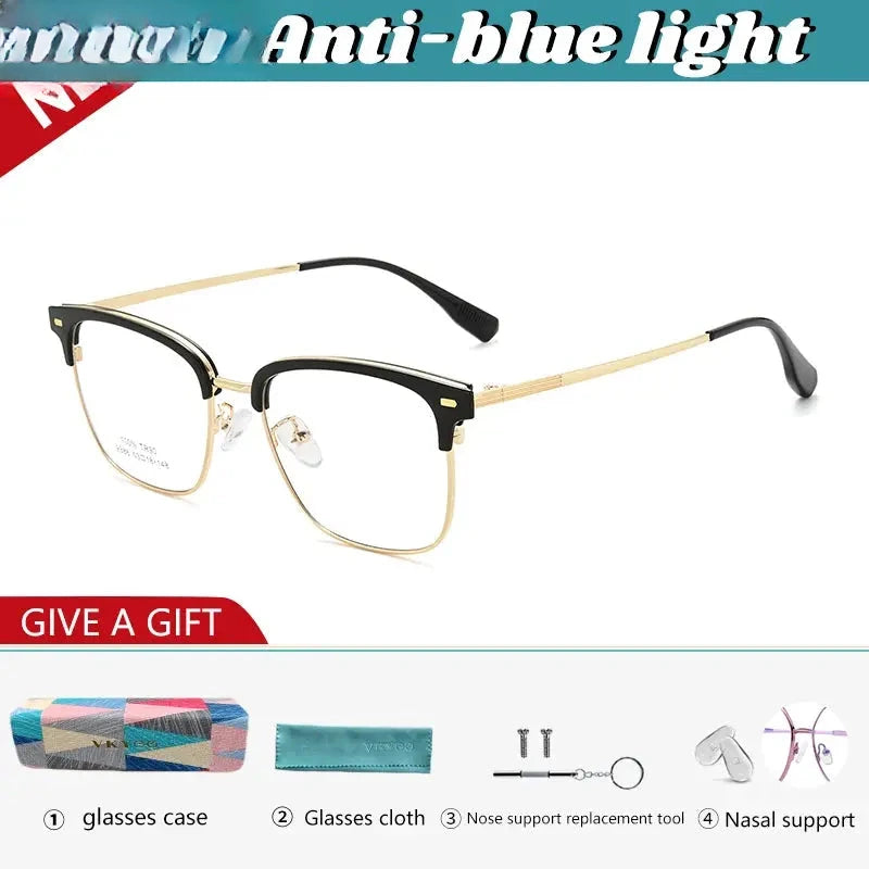 Unisex Square Full Rim TR90 Reading Glasses 9386 — view 9 | Rx Spectacle