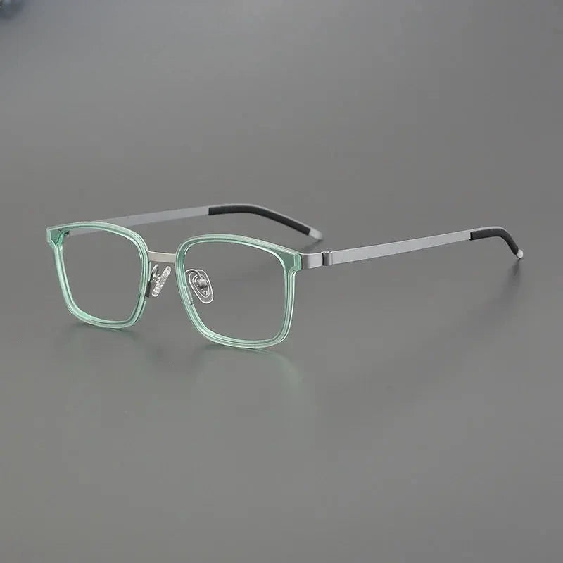 Unisex Square Full Rim Acetate Prescription Glasses Gxyj1224 — view 8 | Rx Spectacle