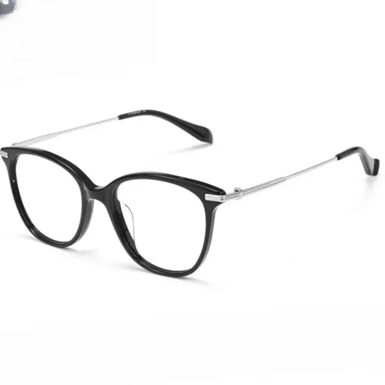 Women's Cat Eye Full Rim Titanium Prescription Glasses 790005 — view 6 | Rx Spectacle