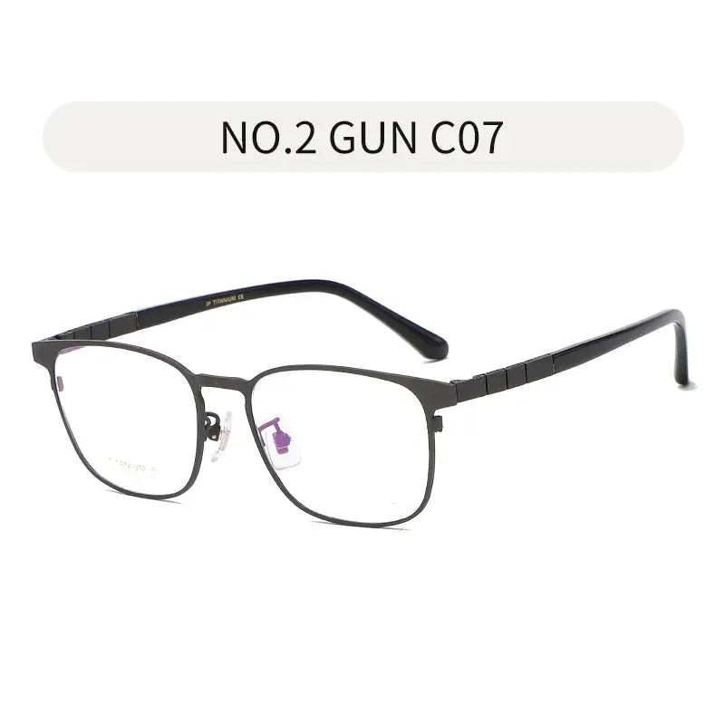 Women's Round Full Rim Titanium Prescription Glasses 371079 — view 4 | Rx Spectacle