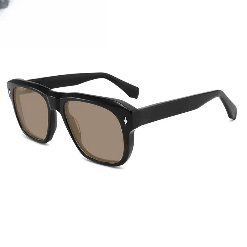 Unisex Square Full Rim Acetate Prescription Glasses Mo16 — view 28 | Rx Spectacle