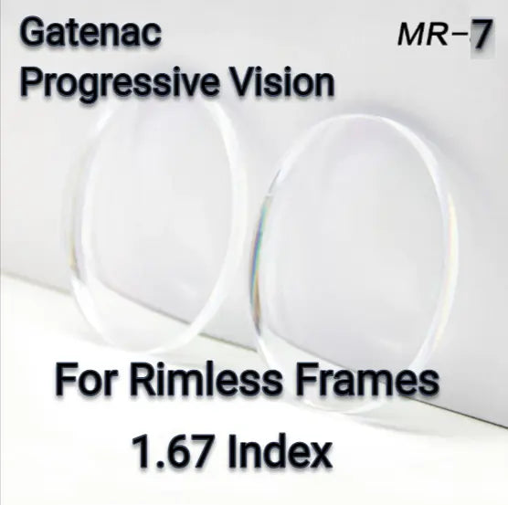 1.67 Index MR-7 Progressive Clear Lenses — view 1 | Rx Spectacle
