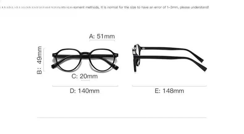 Unisex Round Full Rim TR90 Reading Glasses 2094 — view 14 | Rx Spectacle