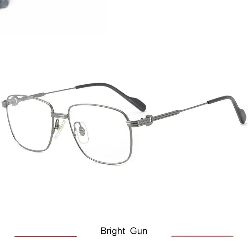 Women's Polygon Full Rim Titanium Prescription Glasses 302940 — view 6 | Rx Spectacle