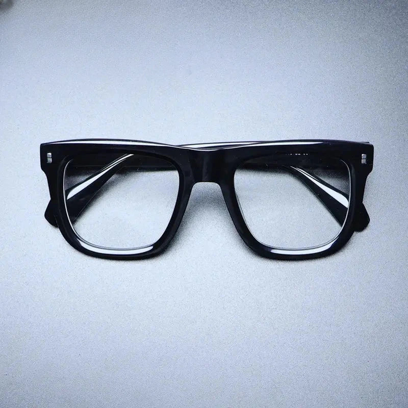 Unisex Square Full Rim Acetate Oversized Prescription Glasses Gxyj1230 — view 6 | Rx Spectacle