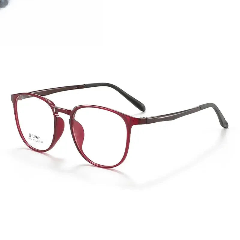 Unisex Square Full Rim Titanium Prescription Glasses 773309 — view 6 | Rx Spectacle