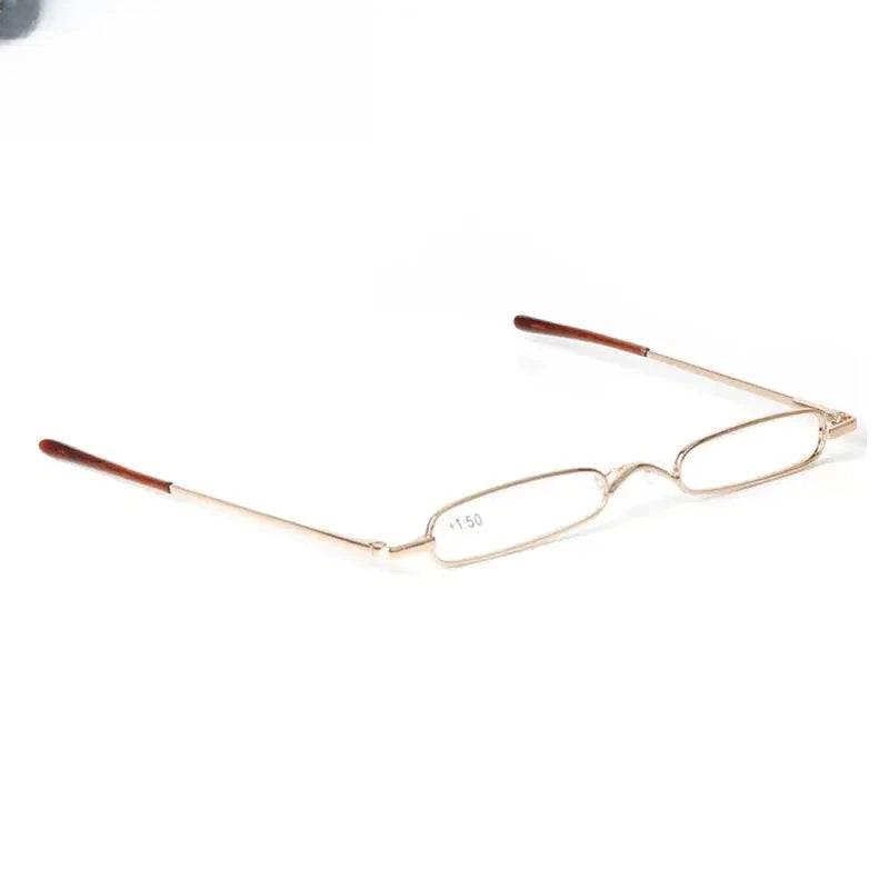 Women's Rectangular Full Rim Alloy Reading Glasses 776909 — view 3 | Rx Spectacle