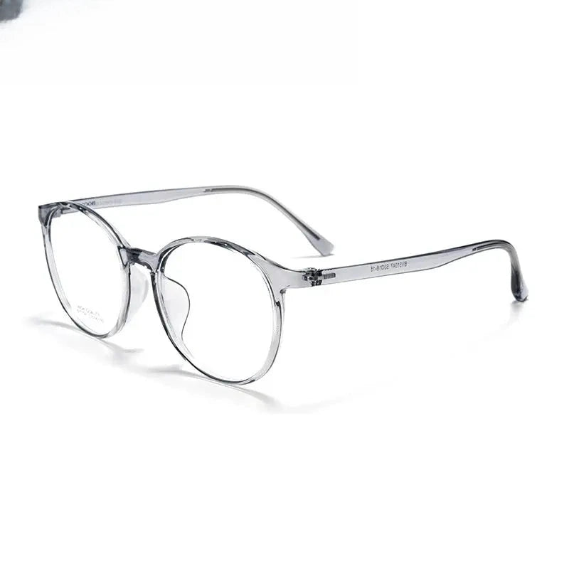 Women's Round Full Rim Titanium Prescription Glasses 651047 — view 5 | Rx Spectacle