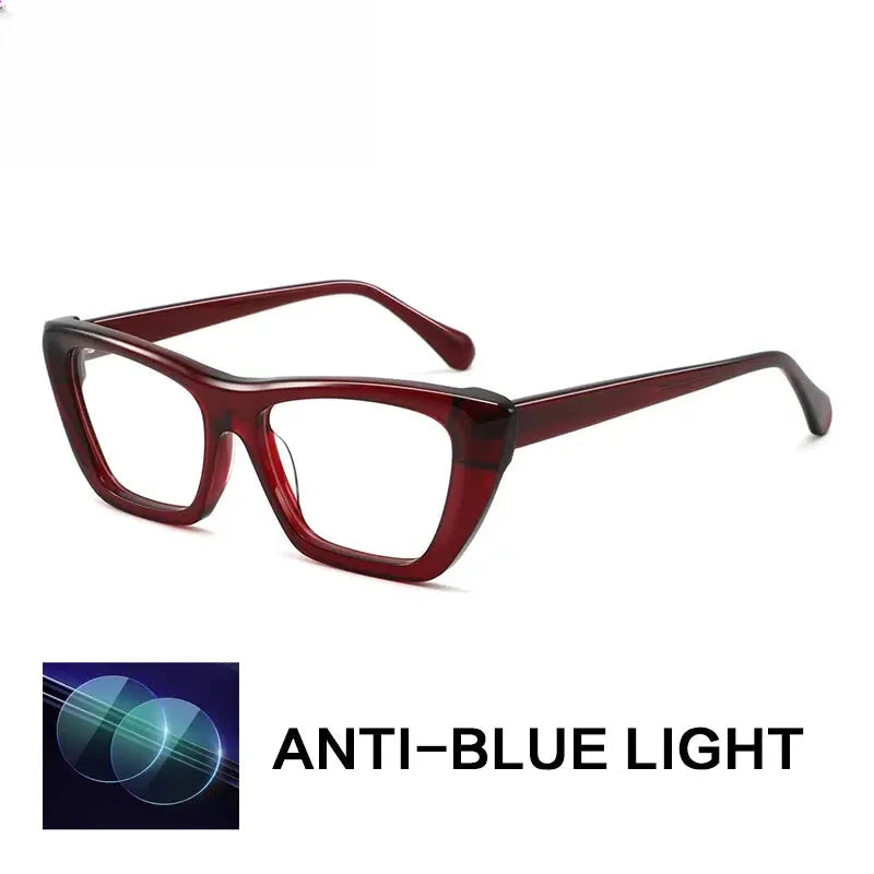 Women's Cat Eye Full Rim Acetate Prescription Glasses 882217 — view 6 | Rx Spectacle