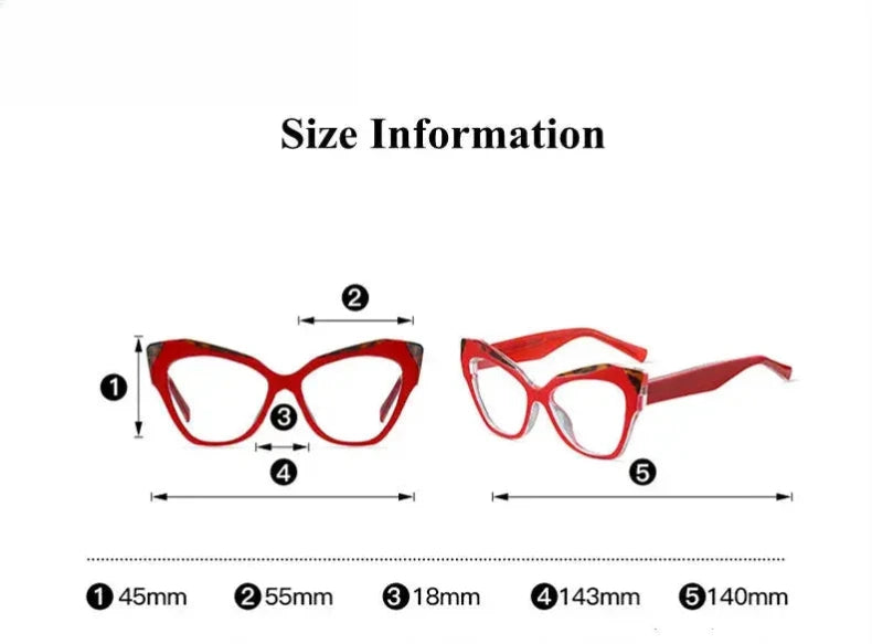 Women's Cat Eye Full Rim Acetate Prescription Glasses 87288 — view 11 | Rx Spectacle