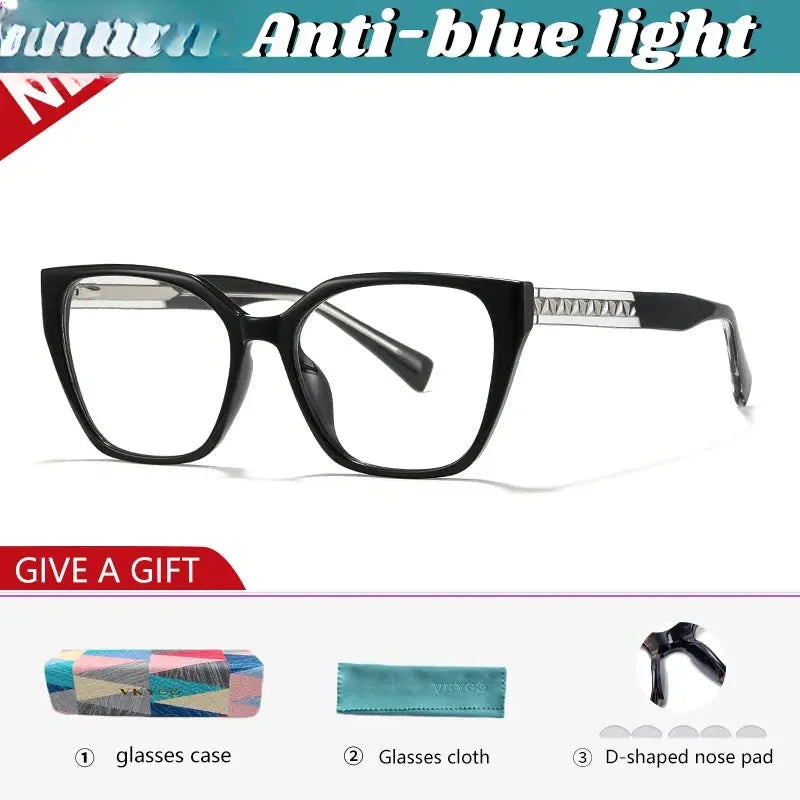Women's Square Full Rim TR90 Reading Glasses 727017 — view 8 | Rx Spectacle