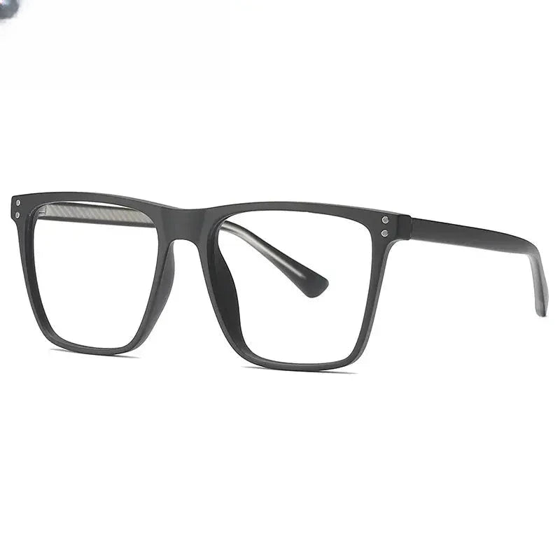 Unisex Square Full Rim Titanium Prescription Glasses 402023 — view 8 | Rx Spectacle