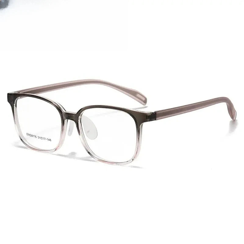 Unisex Square Full Rim Titanium Prescription Glasses 938116 — view 8 | Rx Spectacle