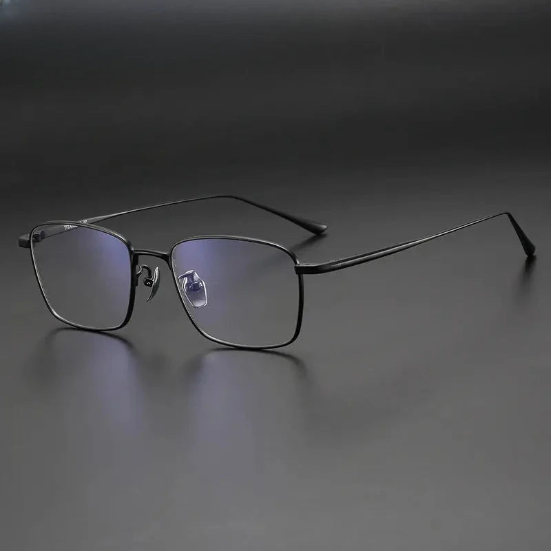 Men's Polygon Full Rim Titanium Prescription Glasses 40140 — view 6 | Rx Spectacle