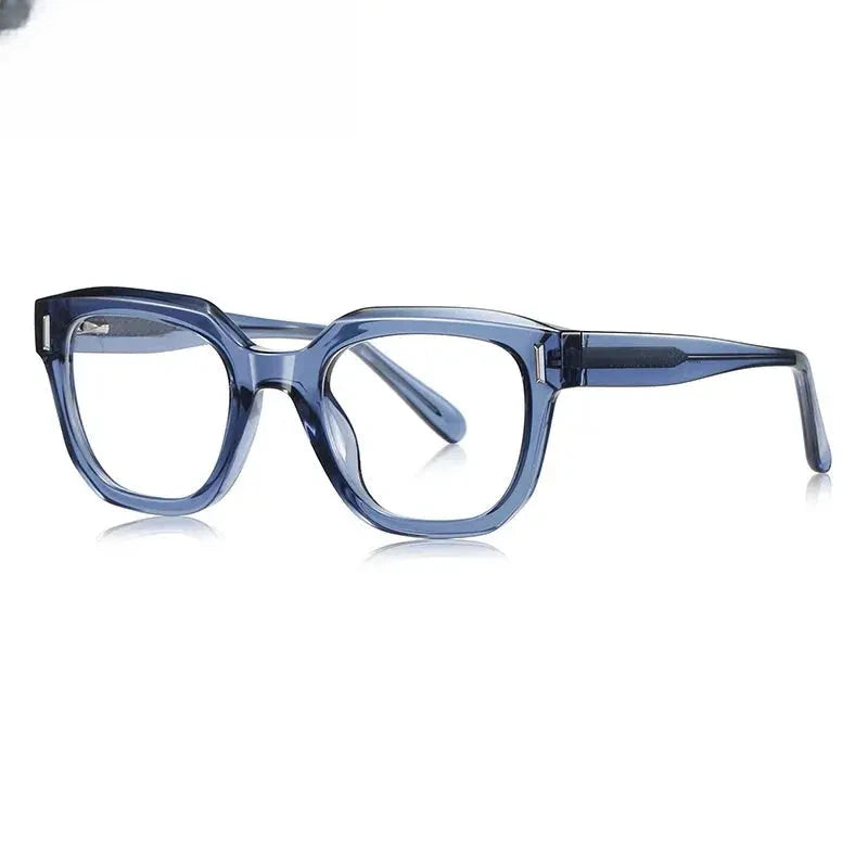Unisex Round Full Rim Titanium Prescription Glasses 54009 — view 8 | Rx Spectacle