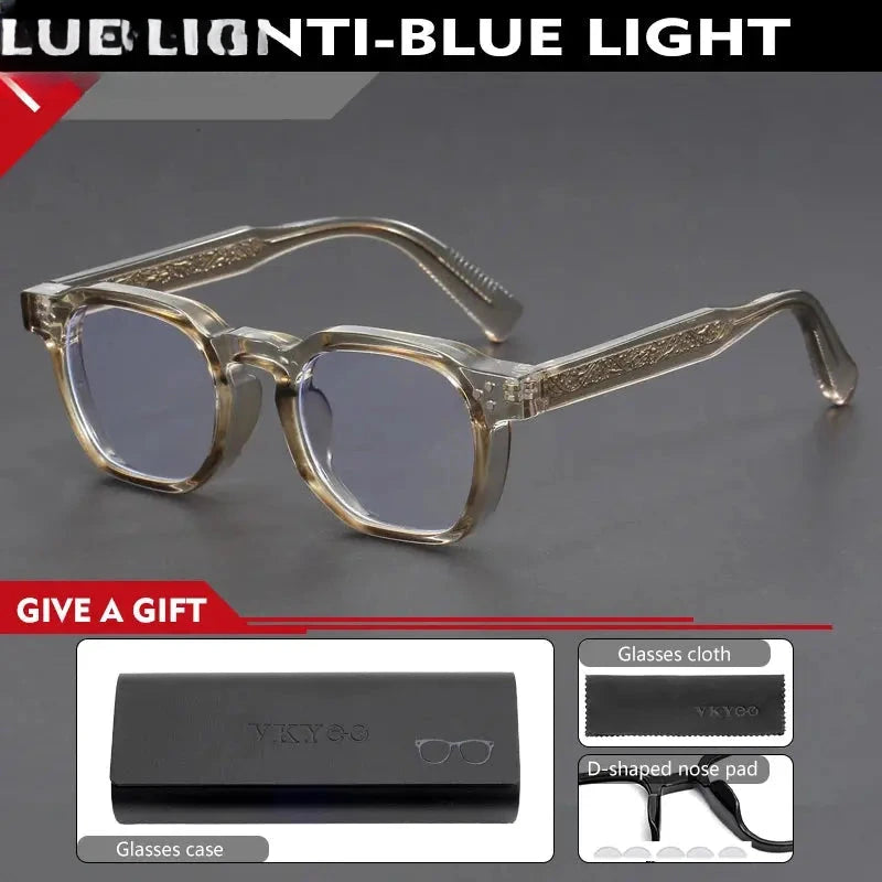 Unisex Browline Full Rim Acetate Reading Glasses 527499 — view 8 | Rx Spectacle