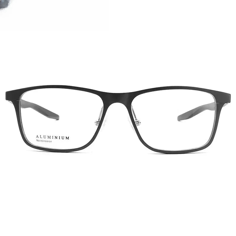 Women's Square Full Rim Aluminum Prescription Glasses 90084 — view 5 | Rx Spectacle
