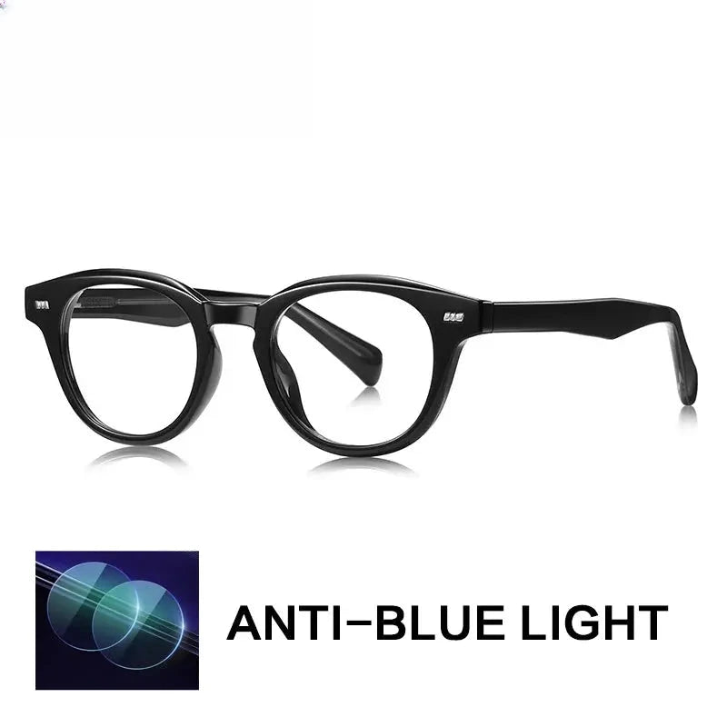 Unisex Oval Full Rim Titanium Reading Glasses Gxyj9016 — view 8 | Rx Spectacle