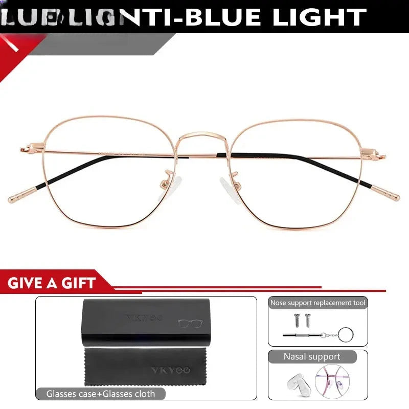 Women's Polygon Full Rim Alloy Prescription Glasses 492001 — view 7 | Rx Spectacle