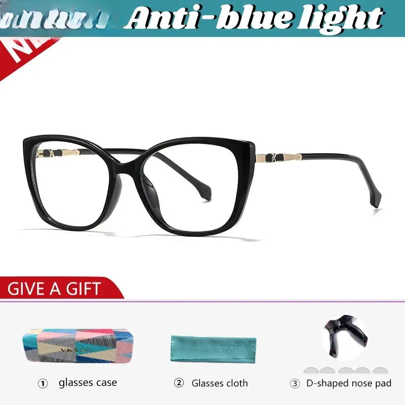 Women's Cat Eye Full Rim TR90 Reading Glasses 327004 — view 8 | Rx Spectacle