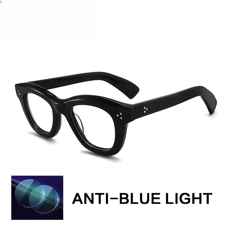 Unisex Square Full Rim Acetate Reading Glasses G2416 — view 9 | Rx Spectacle