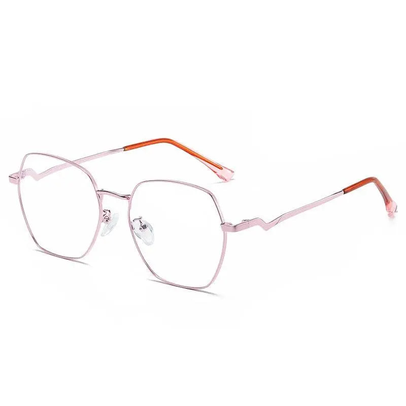 Women's Irregular Full Rim TR90 Prescription Glasses 1910 — view 10 | Rx Spectacle