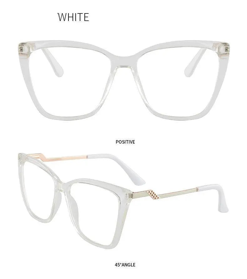 Women's Cat Eye Full Rim TR90 Prescription Glasses 7049 — view 20 | Rx Spectacle