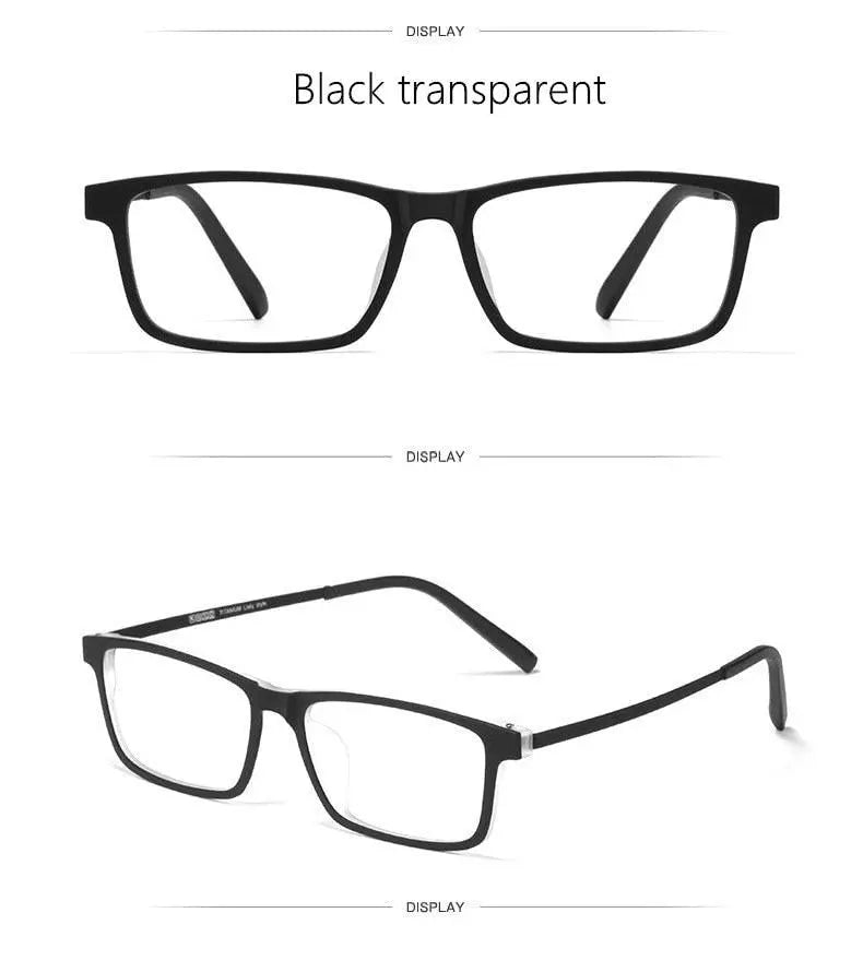 Unisex Full Rim Titanium Prescription Glasses 8836X — view 14 | Rx Spectacle