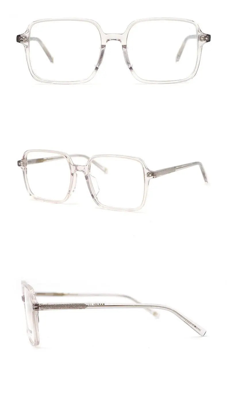 Women's Square Full Rim Acetate Oversized Prescription Glasses Ps9105 — view 15 | Rx Spectacle