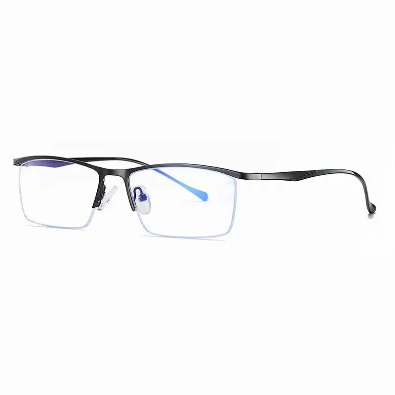 Women's Browline Semi-Rimless Alloy Prescription Glasses 591063 — view 7 | Rx Spectacle