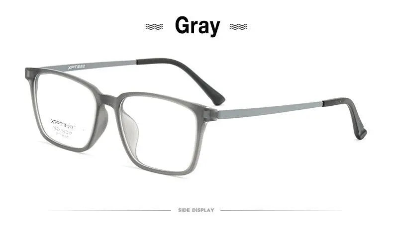 Unisex Square Full Rim Titanium Prescription Glasses — view 19 | Rx Spectacle