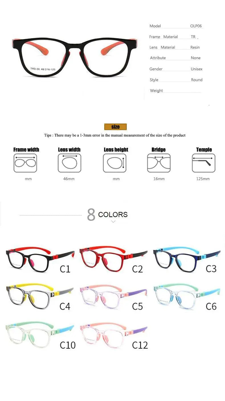 Unisex Square Full Rim Titanium Prescription Glasses Olp06 — view 14 | Rx Spectacle