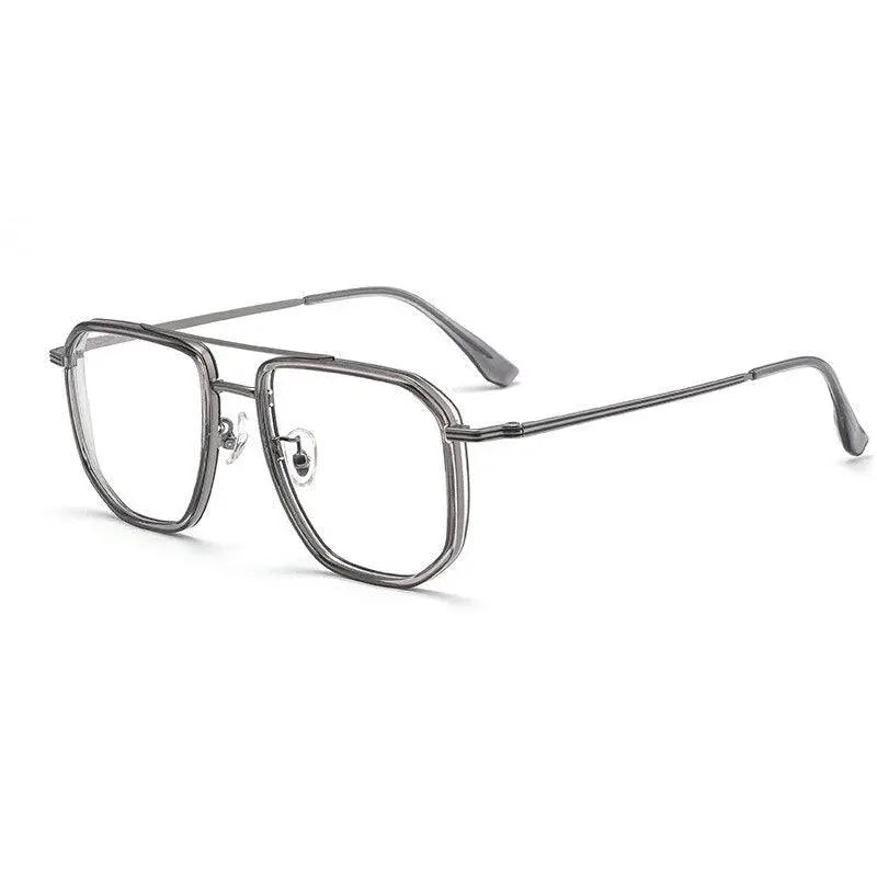 Men's Full Rim Titanium Prescription Glasses 2216yj — view 9 | Rx Spectacle