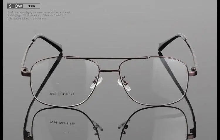 Unisex Round Full Rim Alloy Prescription Glasses 2256 — view 18 | Rx Spectacle