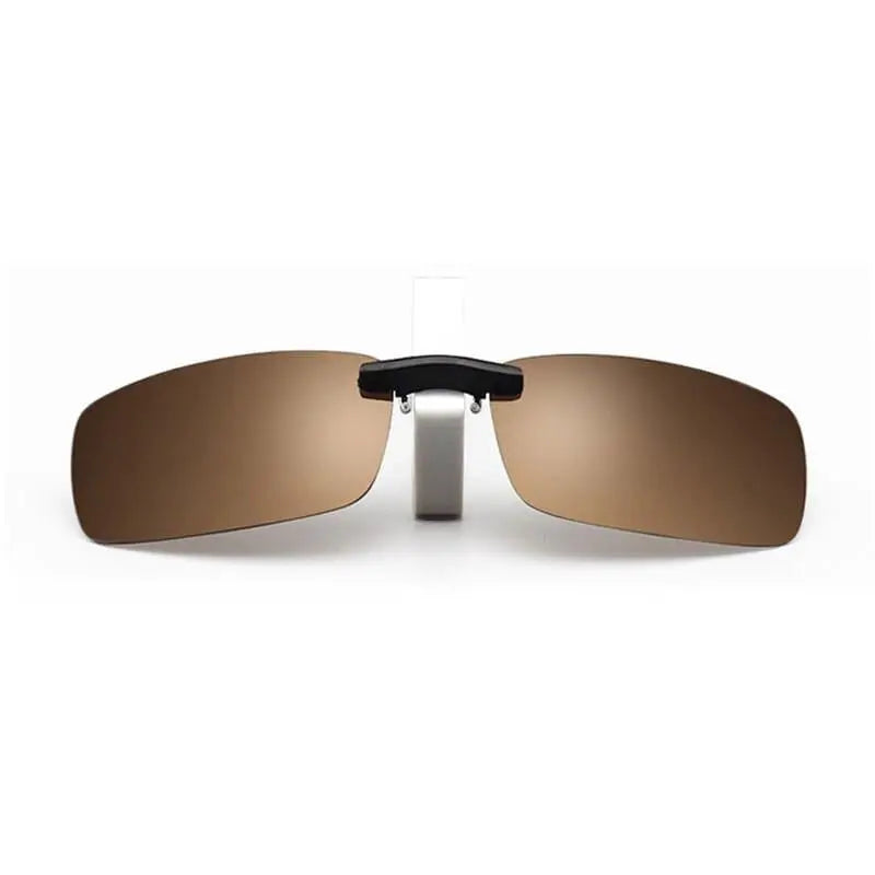 Unisex Square Full Rim Clip-On Prescription Glasses — view 10 | Rx Spectacle