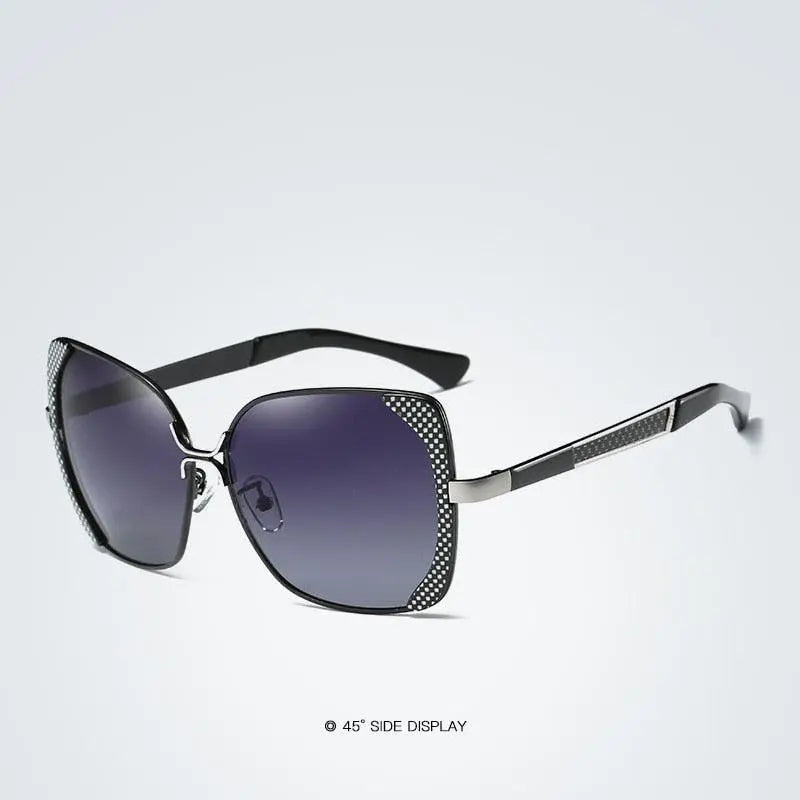 Women's Square Full Rim Alloy Prescription Glasses 6053 — view 22 | Rx Spectacle