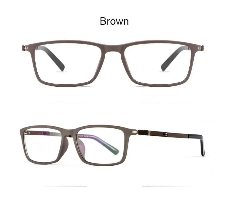 Unisex Square Full Rim TR90 Prescription Glasses D006 — view 20 | Rx Spectacle