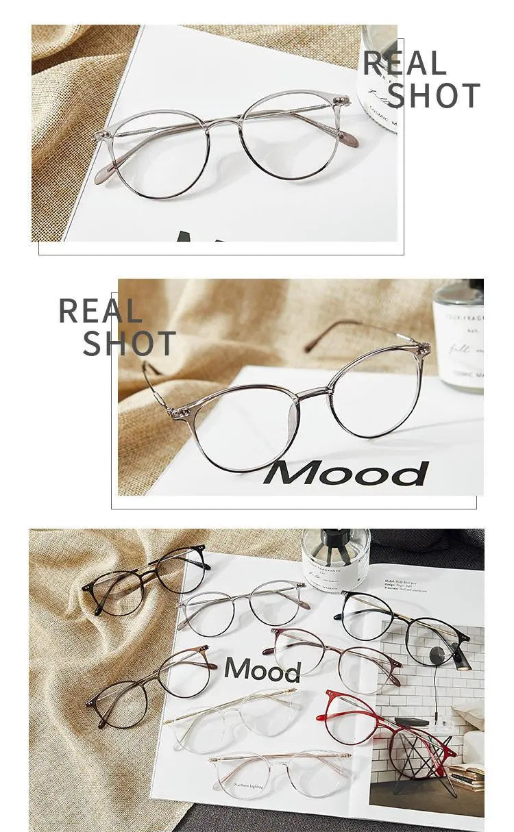 Unisex Round Full Rim Acetate Prescription Glasses — view 26 | Rx Spectacle