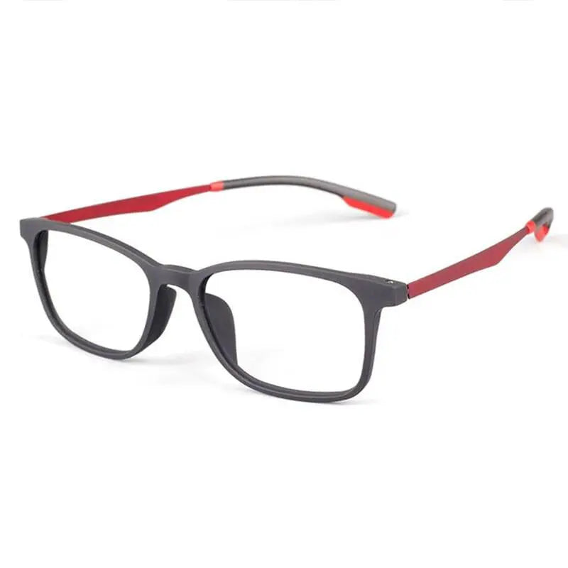 Square Full Rim Titanium Prescription Glasses 7011 — view 27 | Rx Spectacle
