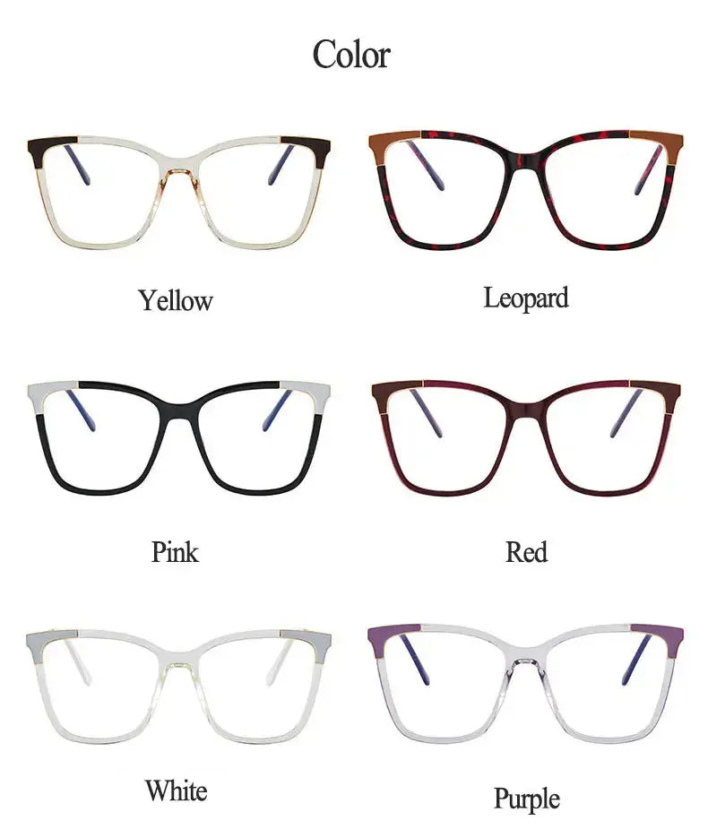 Women's Cat Eye Full Rim TR90 Prescription Glasses 7050 — view 14 | Rx Spectacle